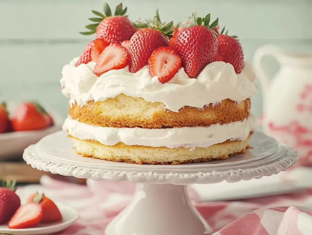 Strawberry Shortcake Cake