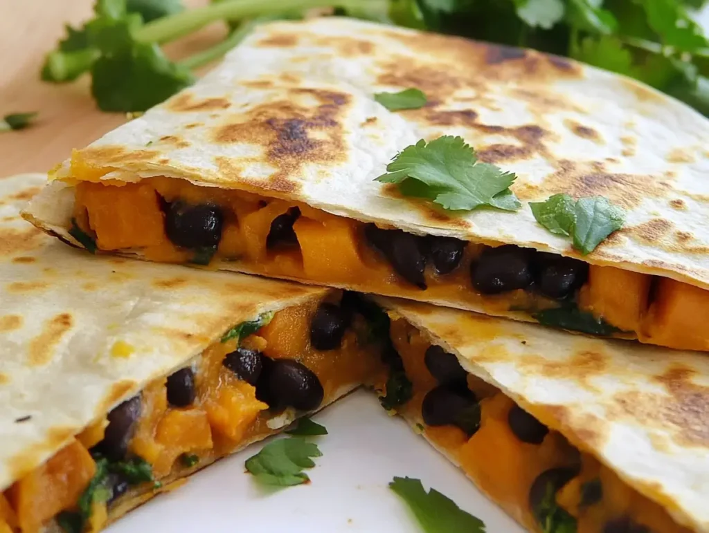 Black Bean and Sweet Potato Quesadillas