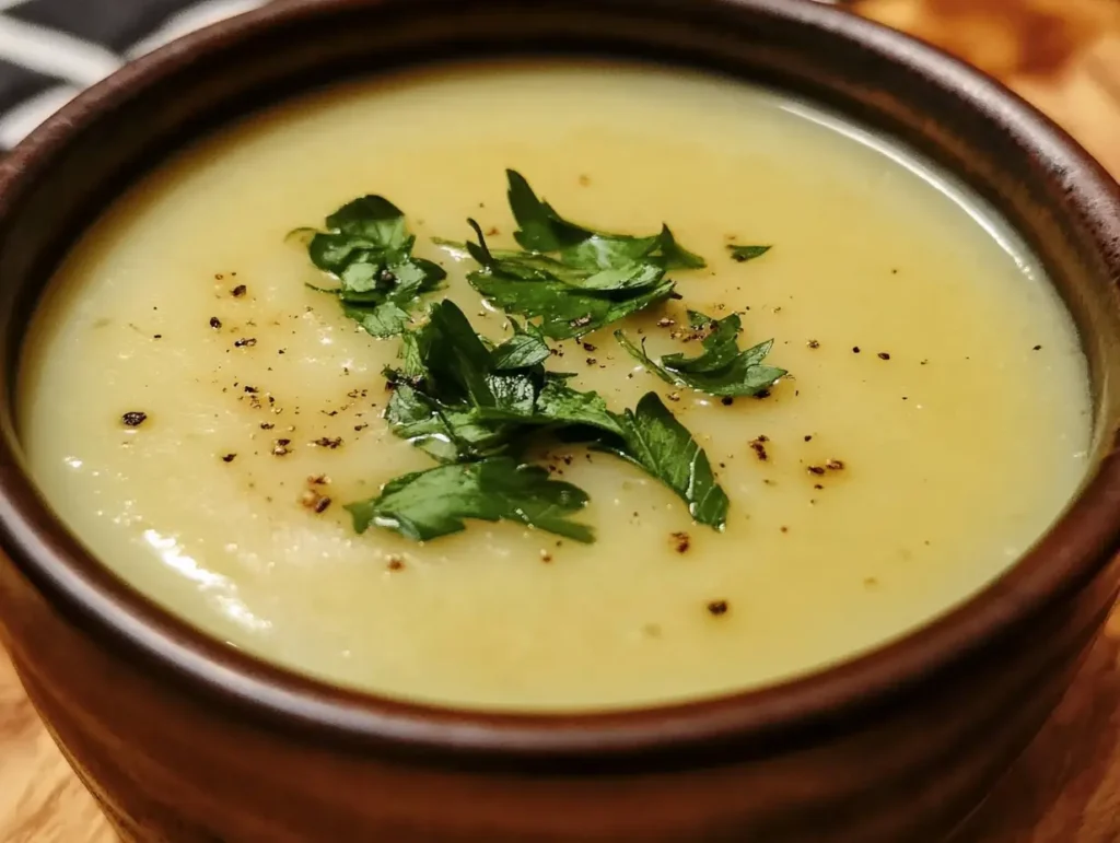Breakfast Potato-Leek Soup